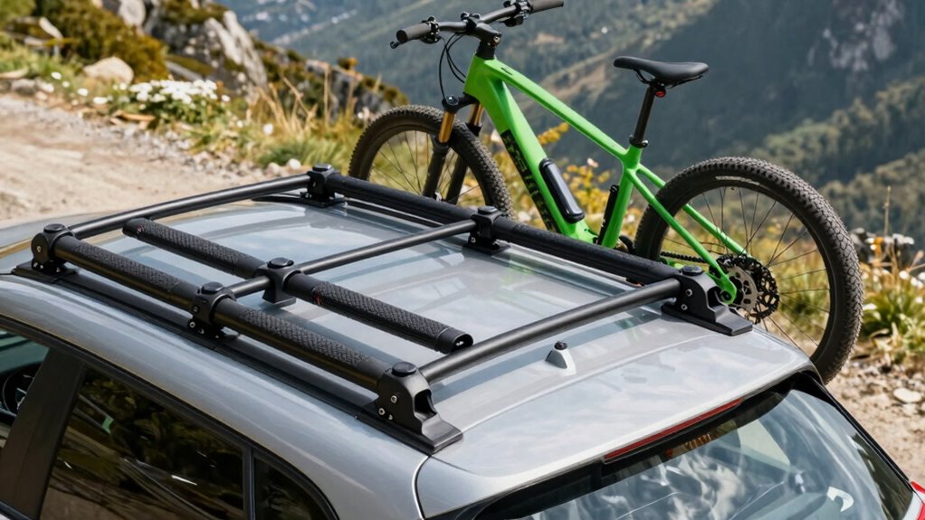 top e bike roof cross bars