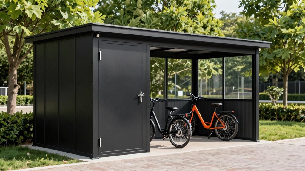 top e bike storage sheds