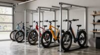 top e bike vertical storage