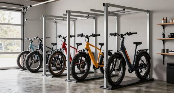 top e bike vertical storage