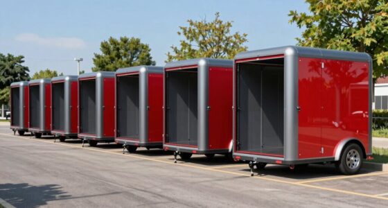 top folding cargo trailers
