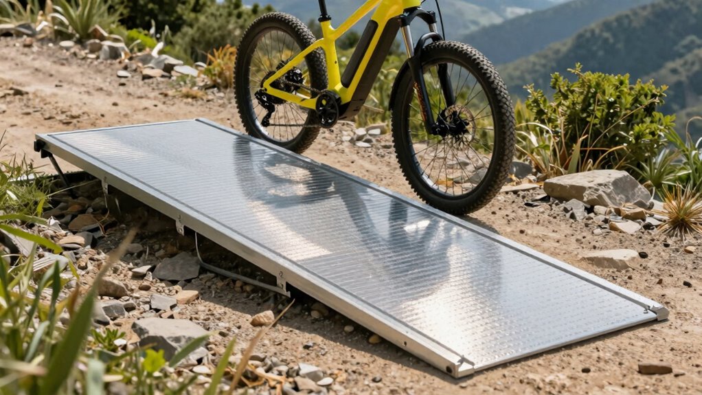 top heavy e bike loading ramps