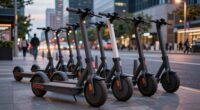 top pneumatic tire electric scooters