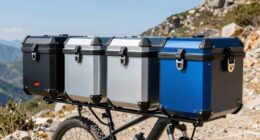 top rear bike cargo locks