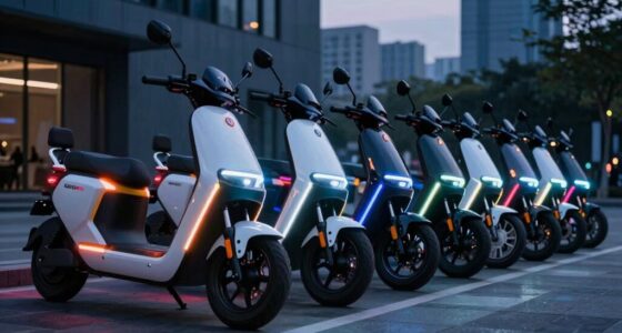 top safety lighting electric scooters