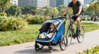 top stroller bike trailers