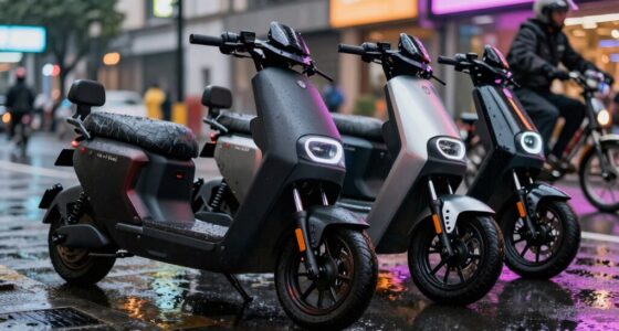 top water resistant electric scooters