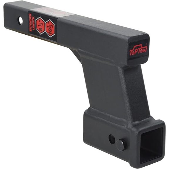 TOPTOW Trailer Hitch Extender Adapter (6 Drop 8.5/10.5 Extension)