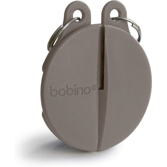 Bobino Zipper Clip Travel Safety 2 Pack Slate