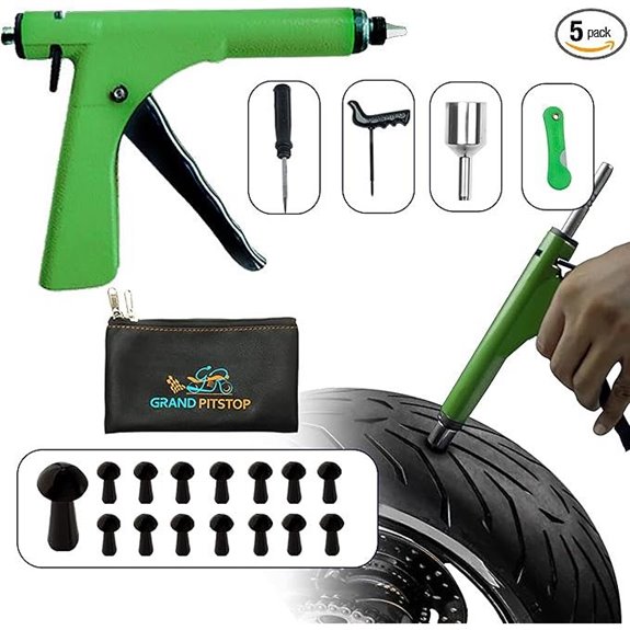 GRAND PITSTOP Tubeless Tire Repair Kit with Plugs