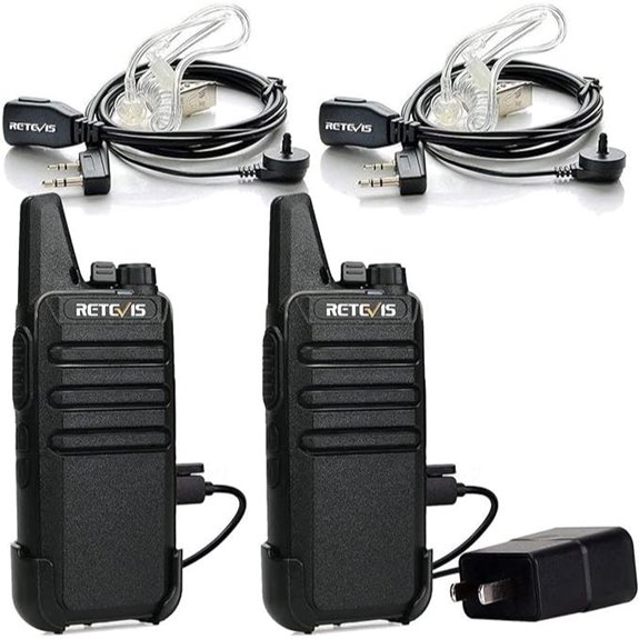 Retevis RT22 Walkie Talkies 2 Pack Long Range