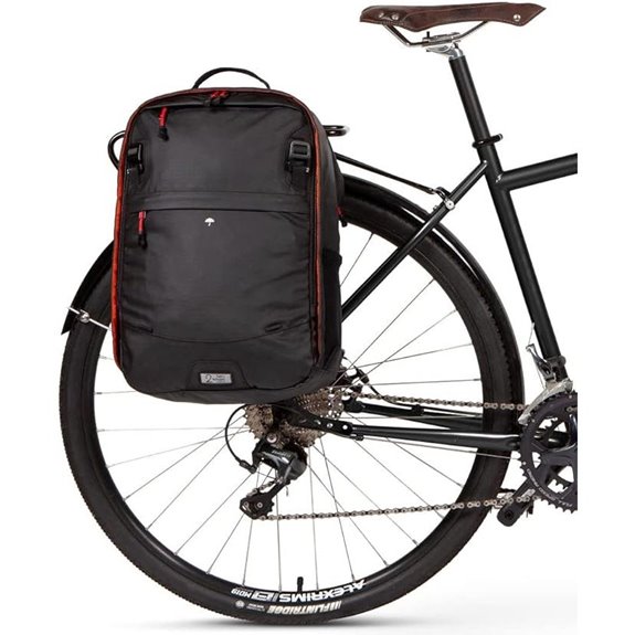 Two Wheel Gear Convertible Pannier Backpack 22L