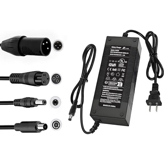 UL Certified 54.6V 2A Electric Bike Charger for Ebikes