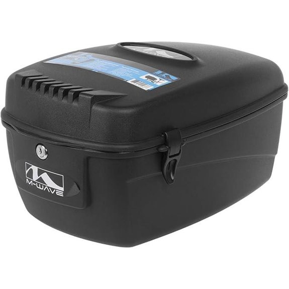 M-Wave Unisex's Amsterdam Bicycle Top Case-Black Large