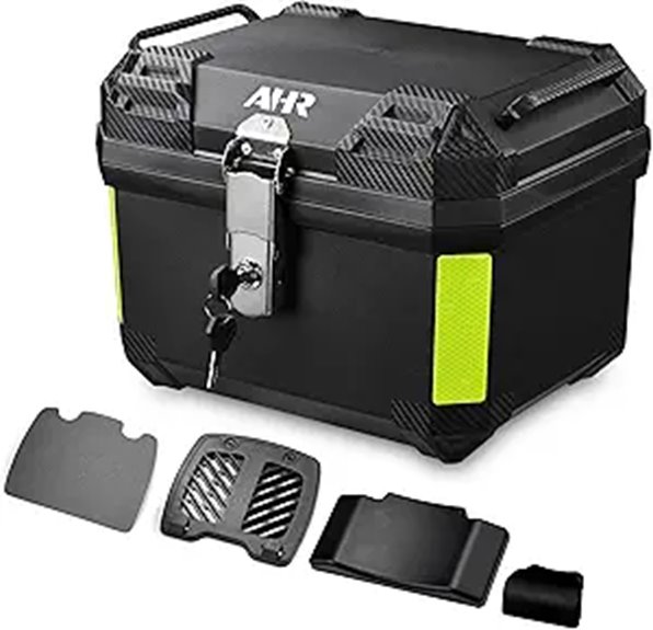 AW 36L Universal Motorcycle Trunk with Lock