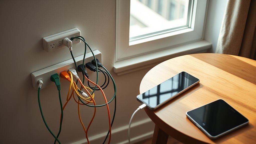 unplug devices when not in use