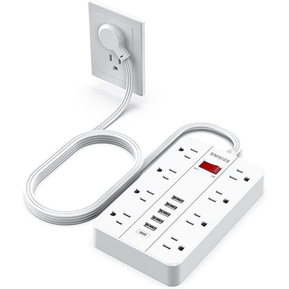 Power Strip with USB and Surge Protector