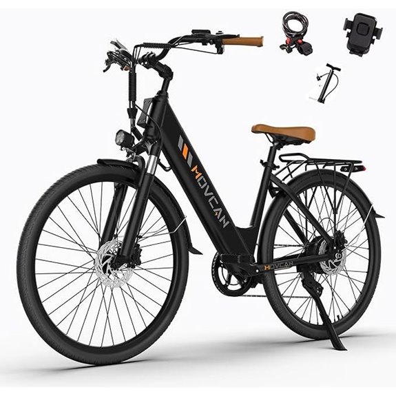 Movcan V80 Electric Bike 1000W 70 Miles Range