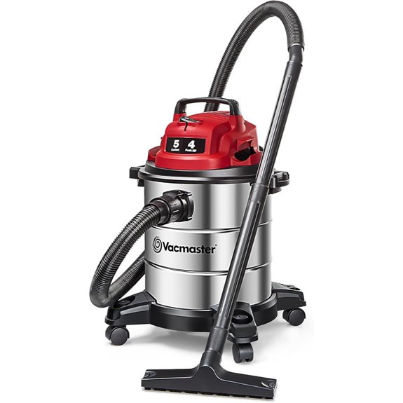 Vacmaster 5-Gallon* 4 Peak HP Stainless Steel Wet/Dry Vacuum – VOC508S 1101
