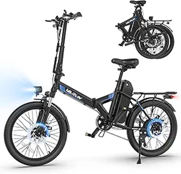VARUN 500W Folding Electric Bike for Adults