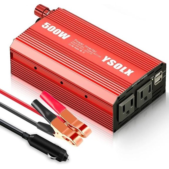 YSOLX 500W Vehicle Power Inverter with USB & AC