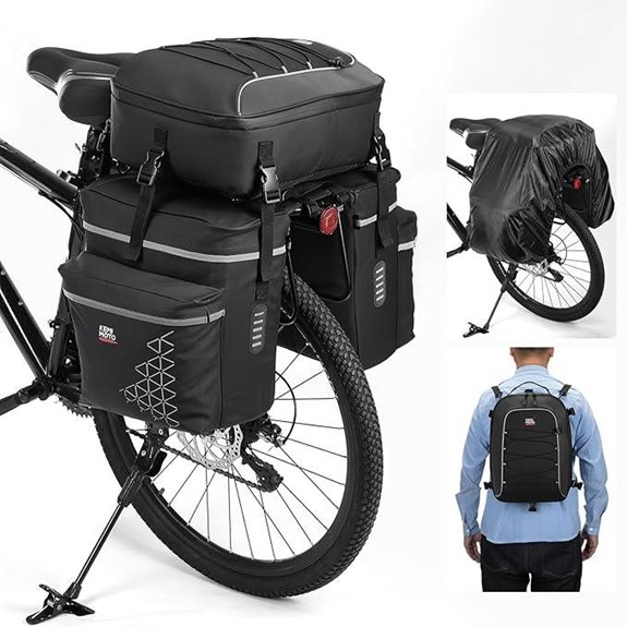 versatile bike panniers set