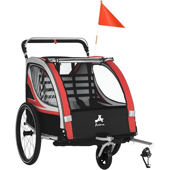 Aosom 3-in-1 Child Bike Trailer and Stroller