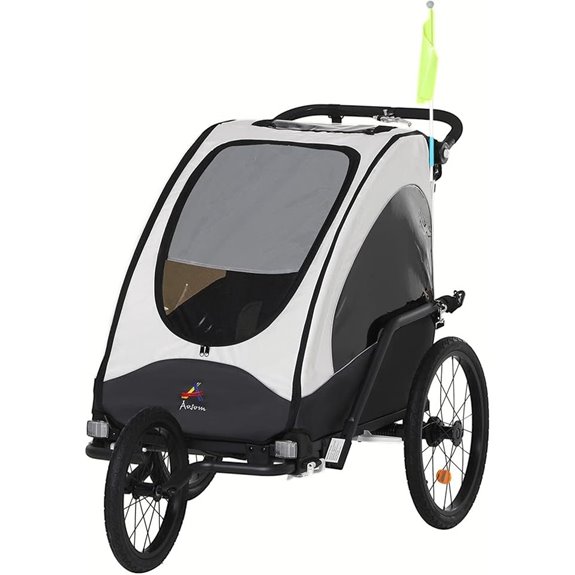 Aosom 3-in-1 Kids Bike Trailer & Jogger