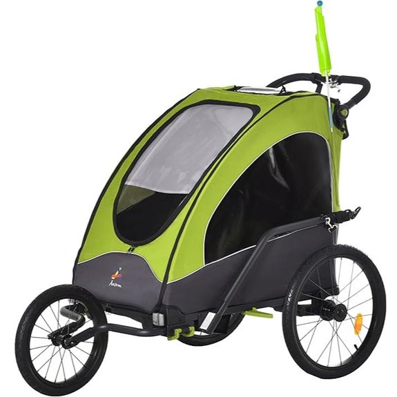 Aosom 3-in-1 Kids Bike Trailer & Jogger