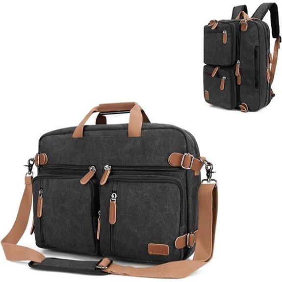 Koolehaoda 3-in-1 Laptop Backpack and Briefcase
