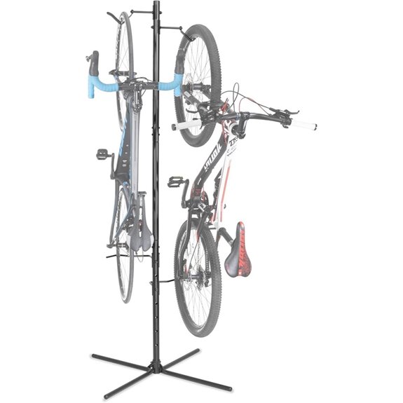 CyclingDeal Vertical Bike Storage Rack for 2 Bikes