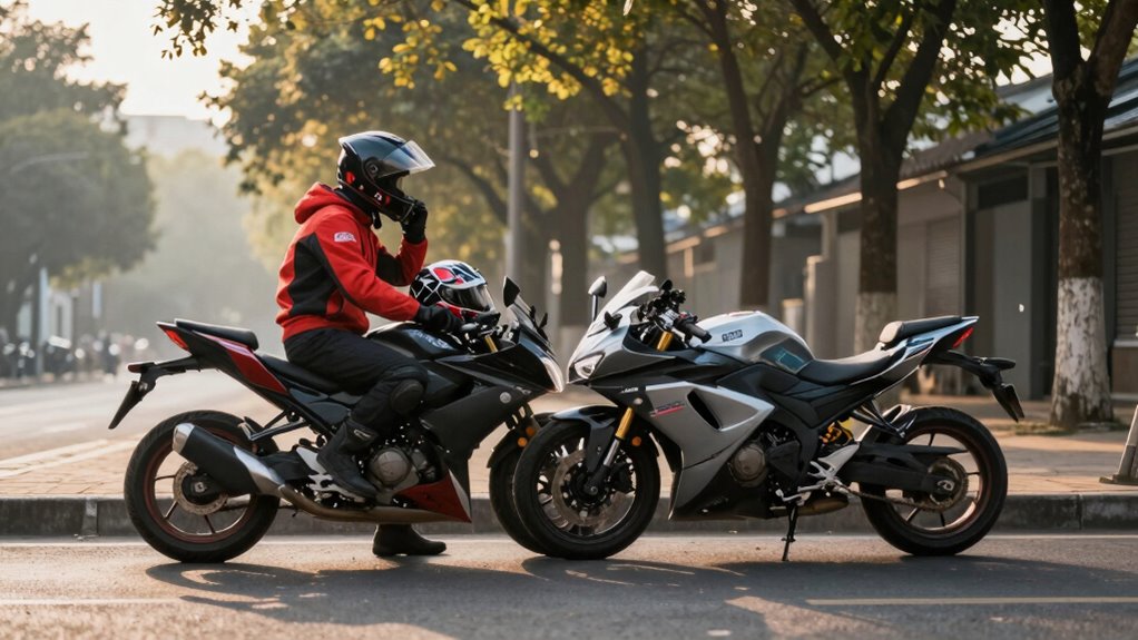 wait five minutes before riding