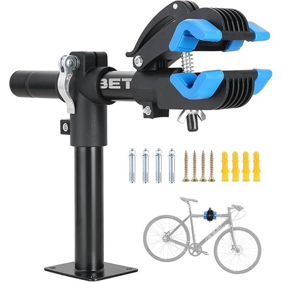 DASBET Wall-Mount Bicycle Repair Stand with Clamp