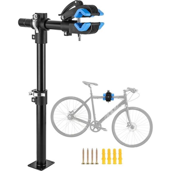 DASBET Bike Repair Stand Wall Mount Adjustable Clamp