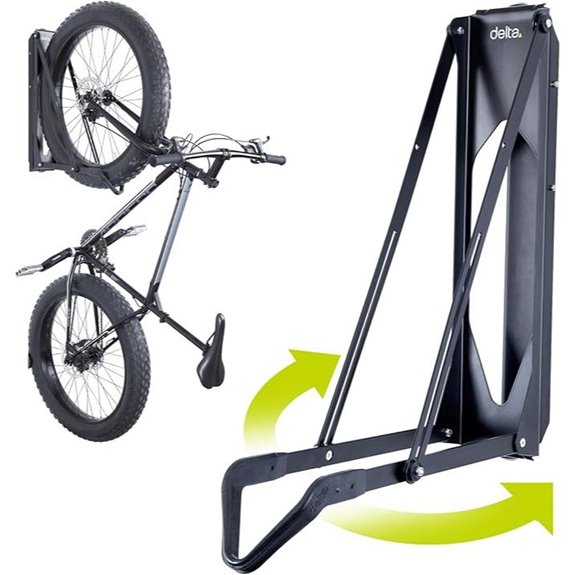 Pivot Bike Storage Rack Wall Mount for Indoor Use