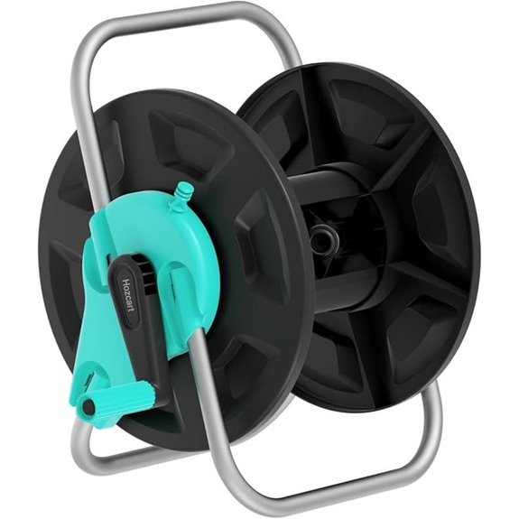 Wall-Mounted Garden Hose Reel Cart (50-130 Ft)