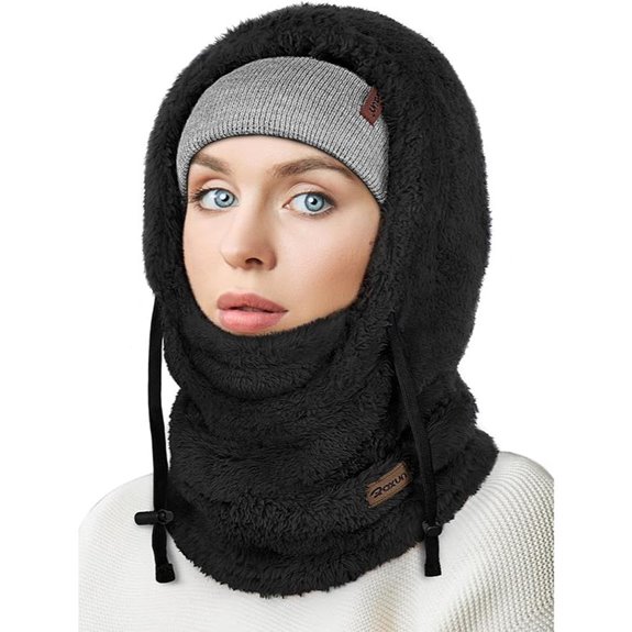 Fleece Ski Mask Balaclava Windproof Face Cover