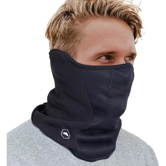Tough Headwear Half Ski Mask with Fleece Warmth