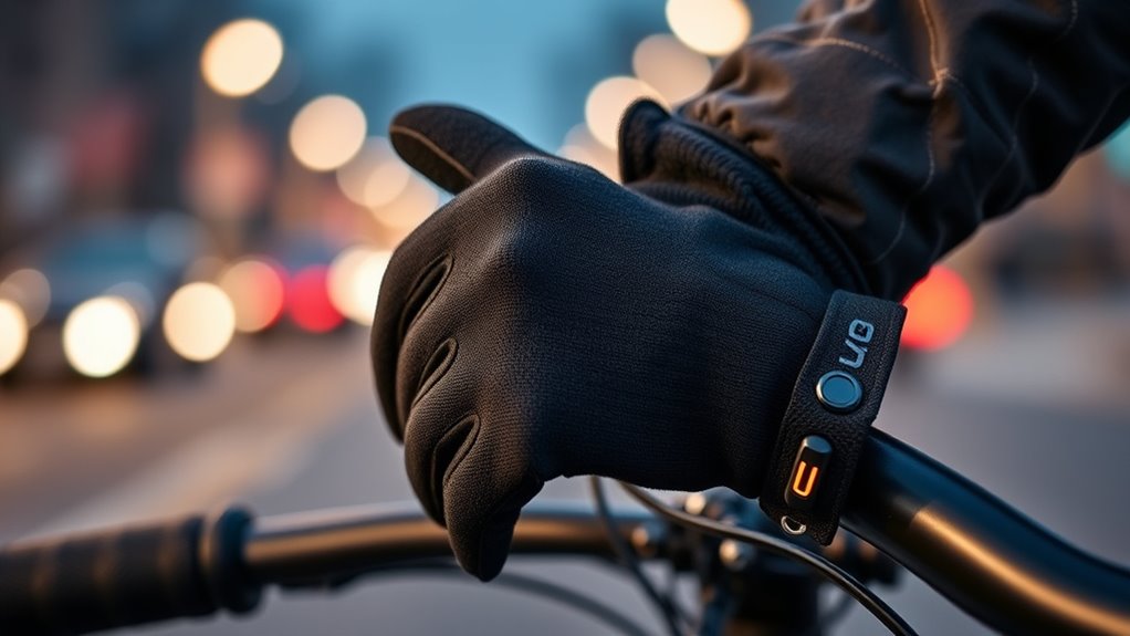 warm functional cycling gloves