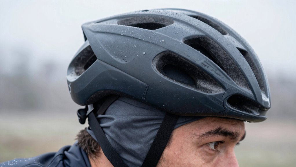 warm snug winter helmet layers