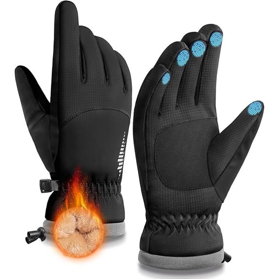 SIMARI Waterproof Warm Touchscreen Gloves for Cold Weather