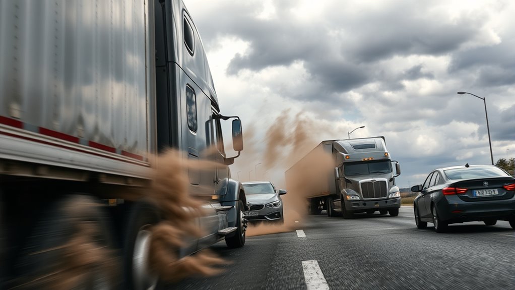 watch for truck gusts