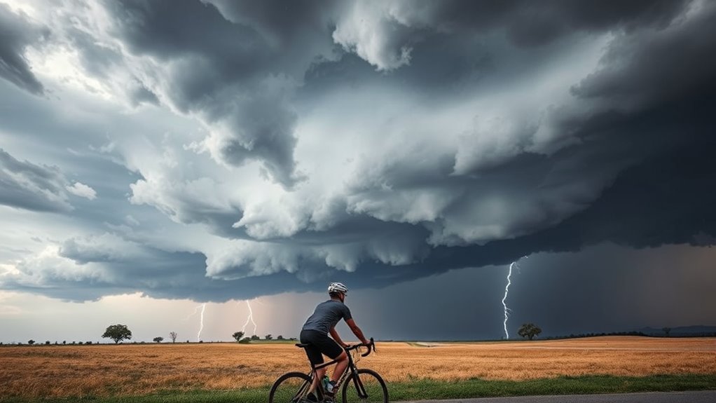 watching clouds and winds