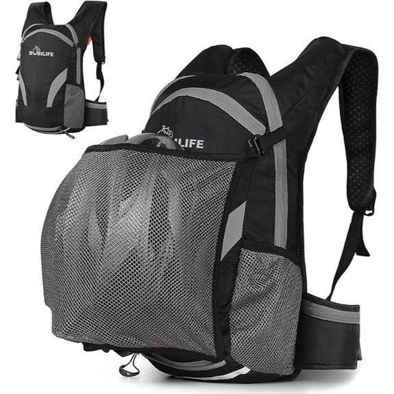 Cycling Backpack with Helmet Holder Water-Resistant