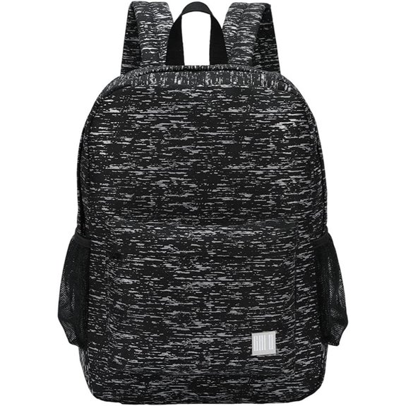 Reflective Water-Resistant Backpack for Laptop and Travel