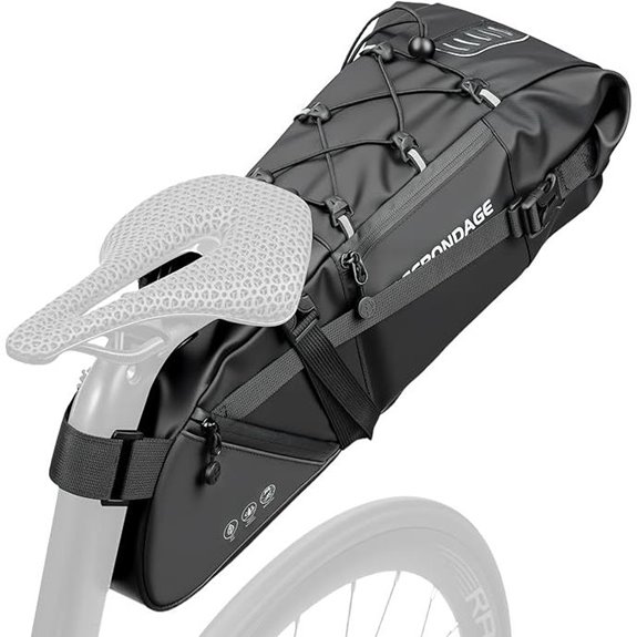 Waterproof 15L Bike Saddle Bag for Cycling