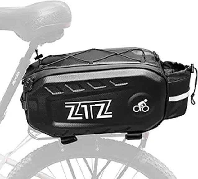 ZTZ Bike Rear Seat Cargo Bag (17L Waterproof)