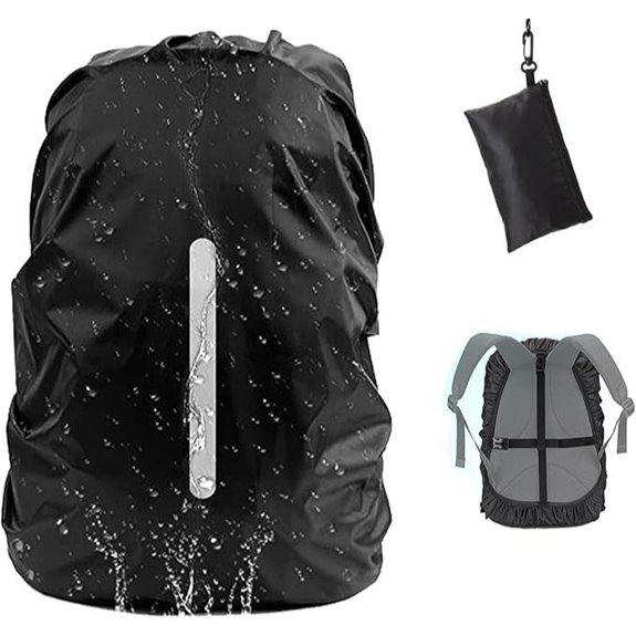 Waterproof Backpack Rain Cover with Reflective Straps
