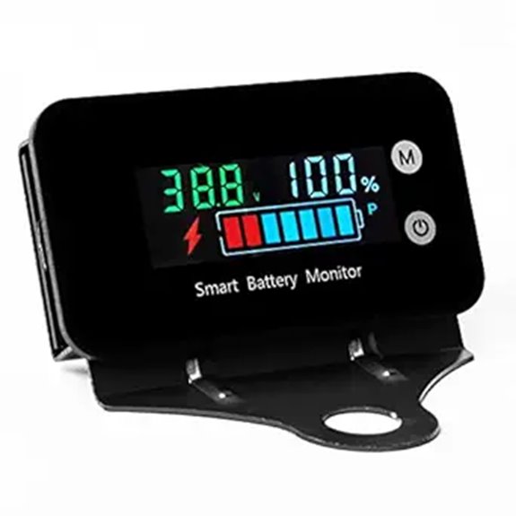 IPX7 Waterproof Battery Monitor with Digital Display