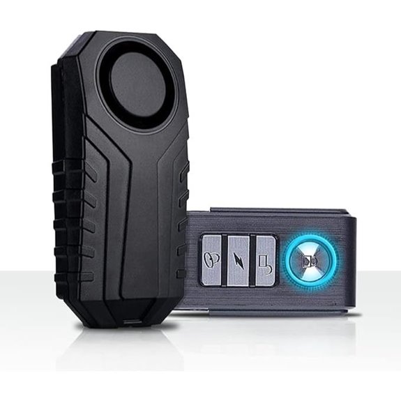 Waterproof Bike Alarm with Remote and Vibration Sensor